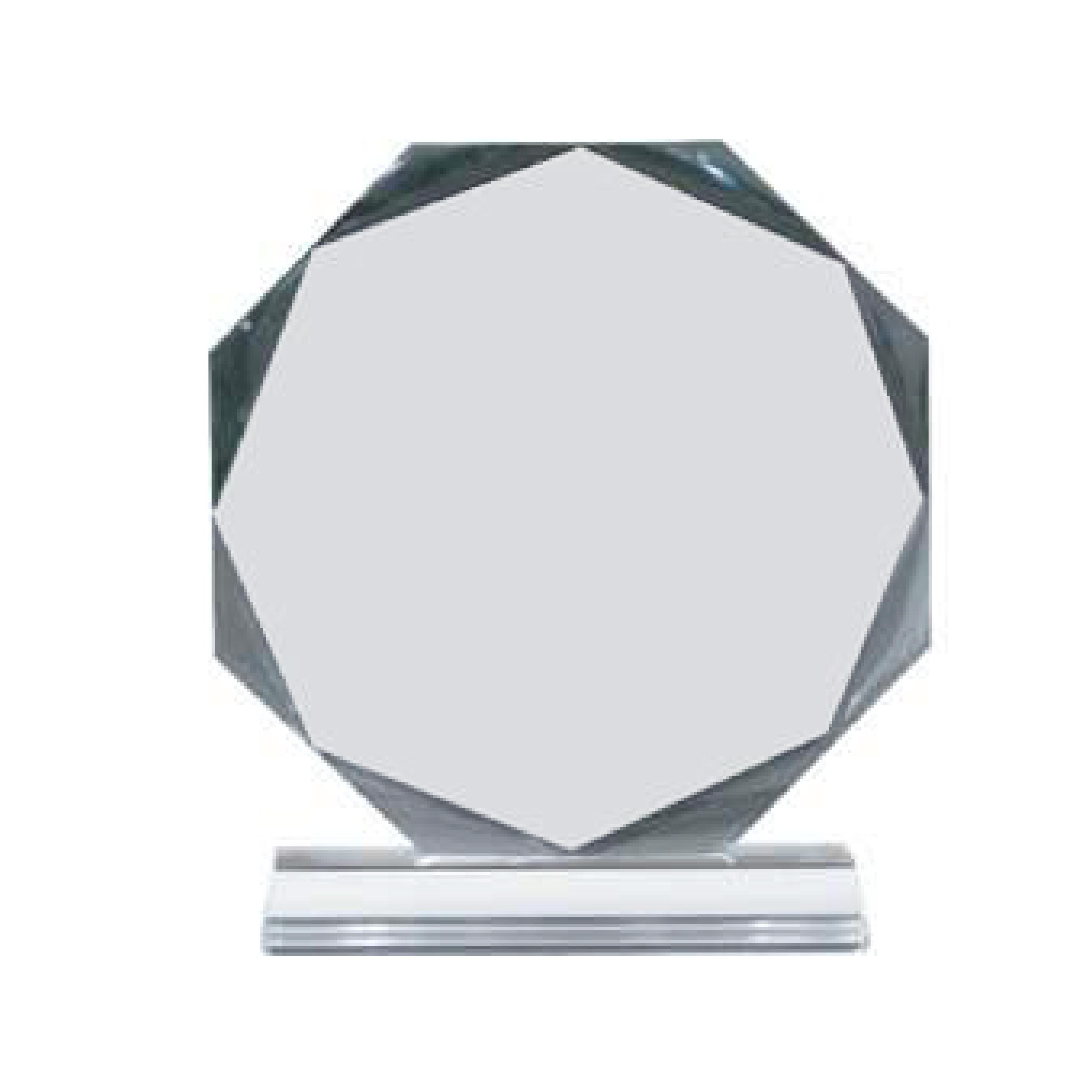 18 x 20 Octagon Crystal Award